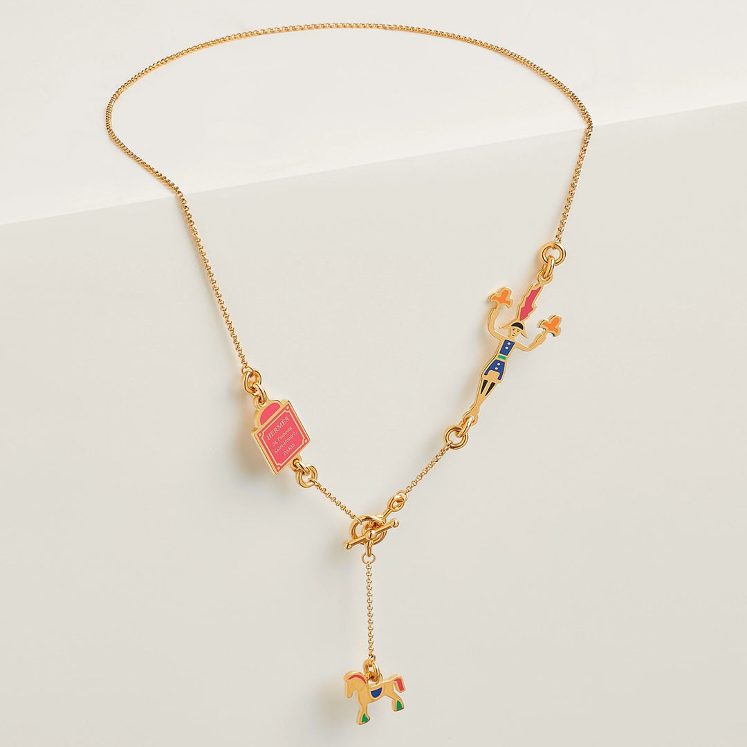 Hermès Cheval Necklace in Casaque