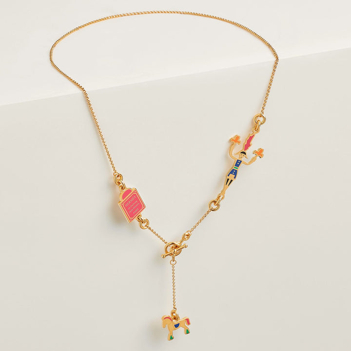 Hermès Cheval Necklace in Casaque