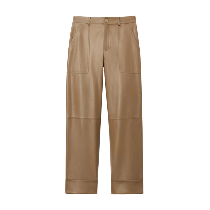 Highline Straight Leg Ankle Pant in Green Clay