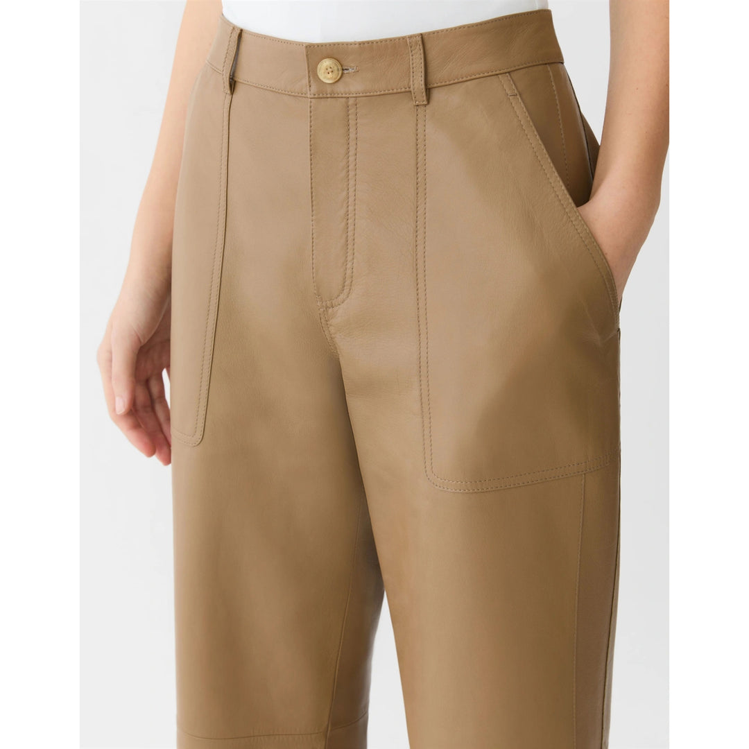 Highline Straight Leg Ankle Pant in Green Clay
