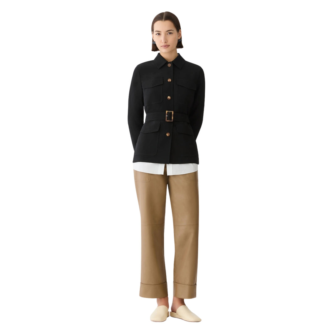 Highline Straight Leg Ankle Pant in Green Clay