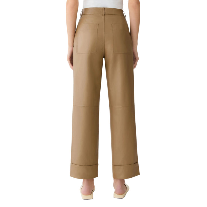 Highline Straight Leg Ankle Pant in Green Clay