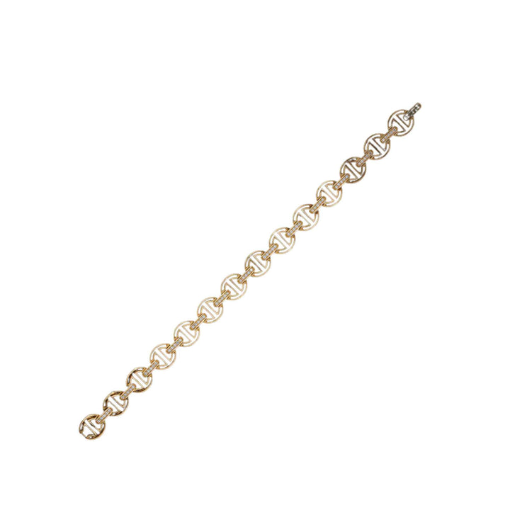 Small Link Diamond MMV YG Bracelet