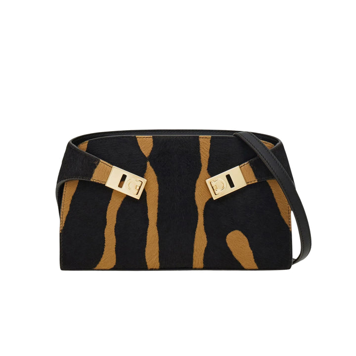 Hug Zebra Mini Crossbody in Kasba Bianco/Nero