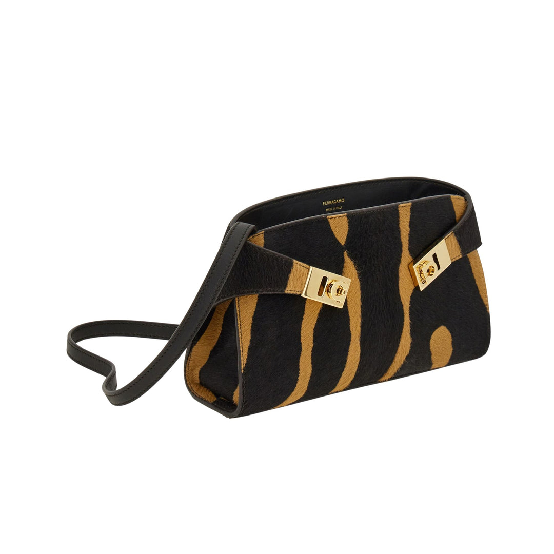 Hug Zebra Mini Crossbody in Kasba Bianco/Nero