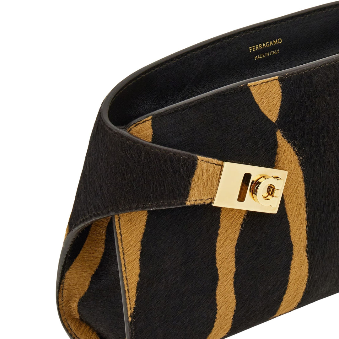 Hug Zebra Mini Crossbody in Kasba Bianco/Nero