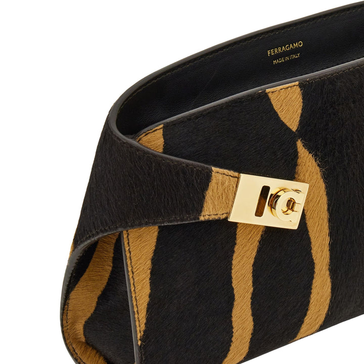 Hug Zebra Mini Crossbody in Kasba Bianco/Nero
