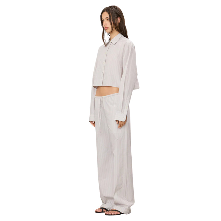 Hugh Pant in Cream/Grey Stripe