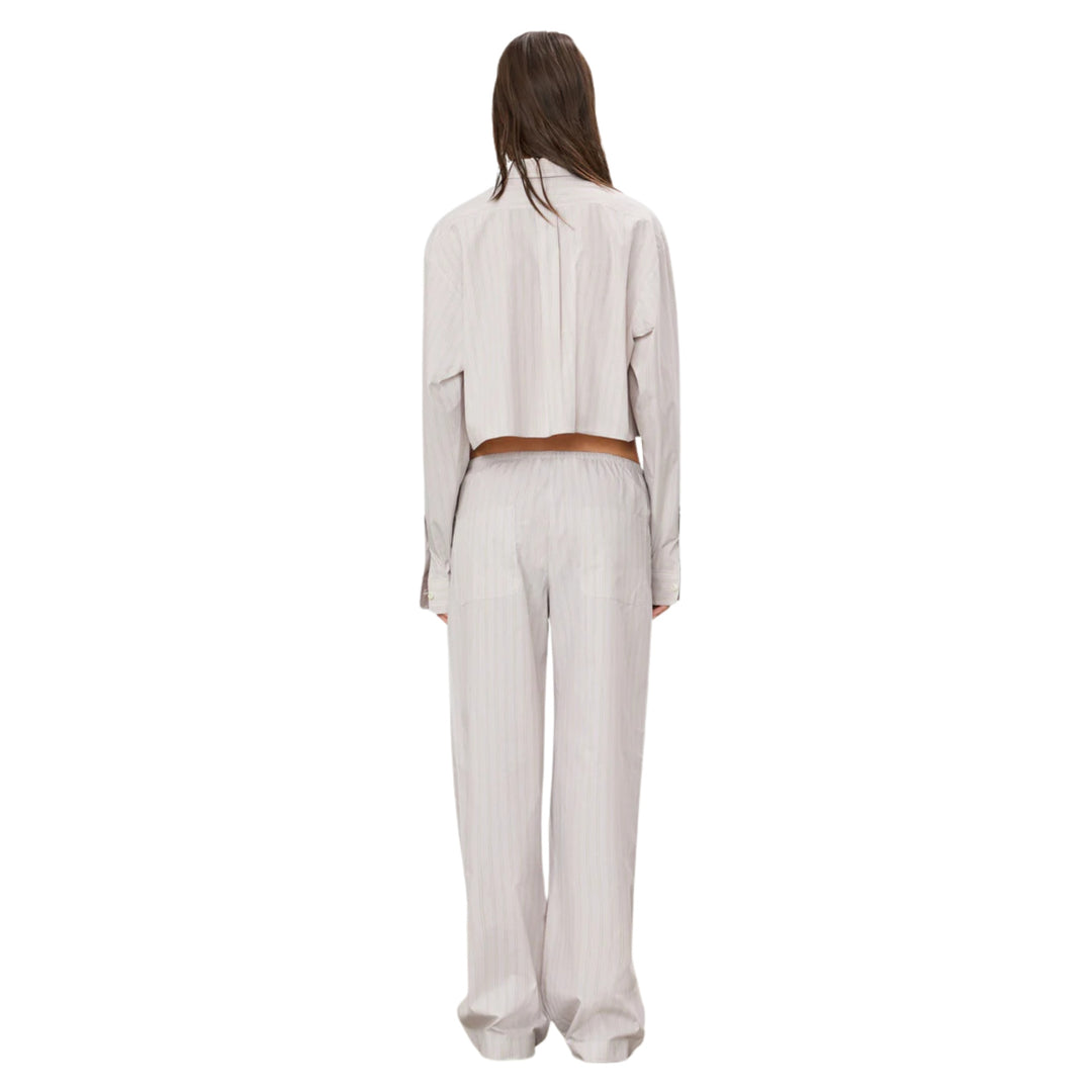 Hugh Pant in Cream/Grey Stripe
