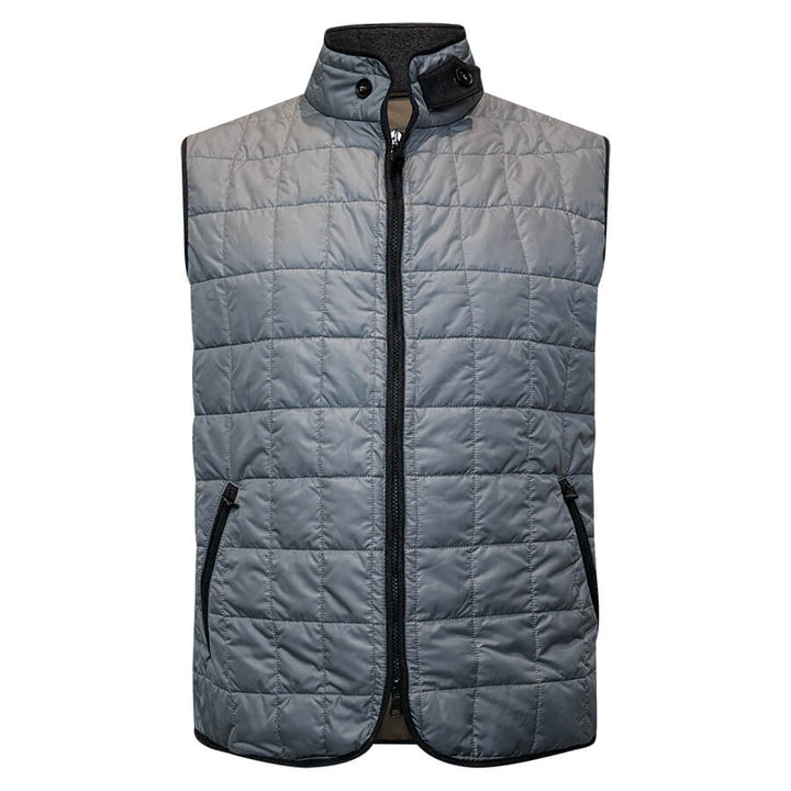 Made from water resistant nylon.  2-way front zipper. Zippered hand pockets. 2 interior zippered pockets.