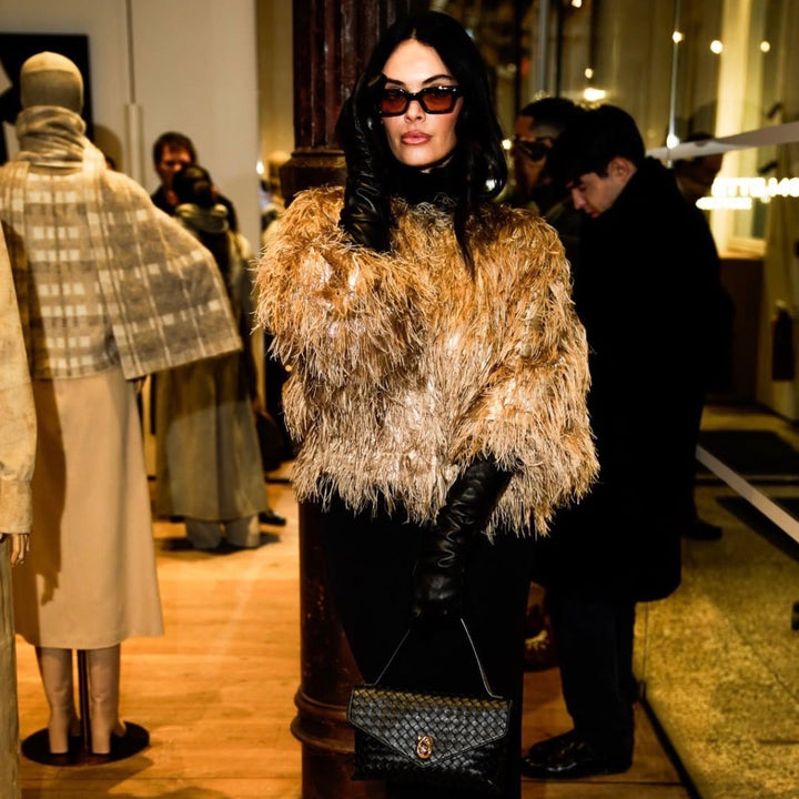 Collarless Oversized Jacket