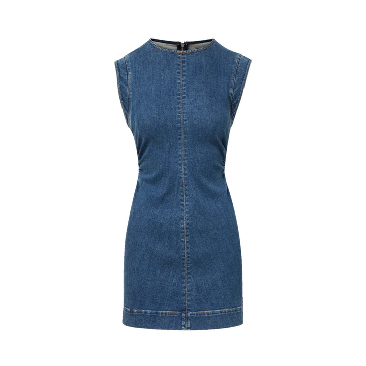 Imara Mini Dress in Dark Bright Blue