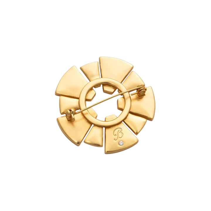 Iris Circle Brooch