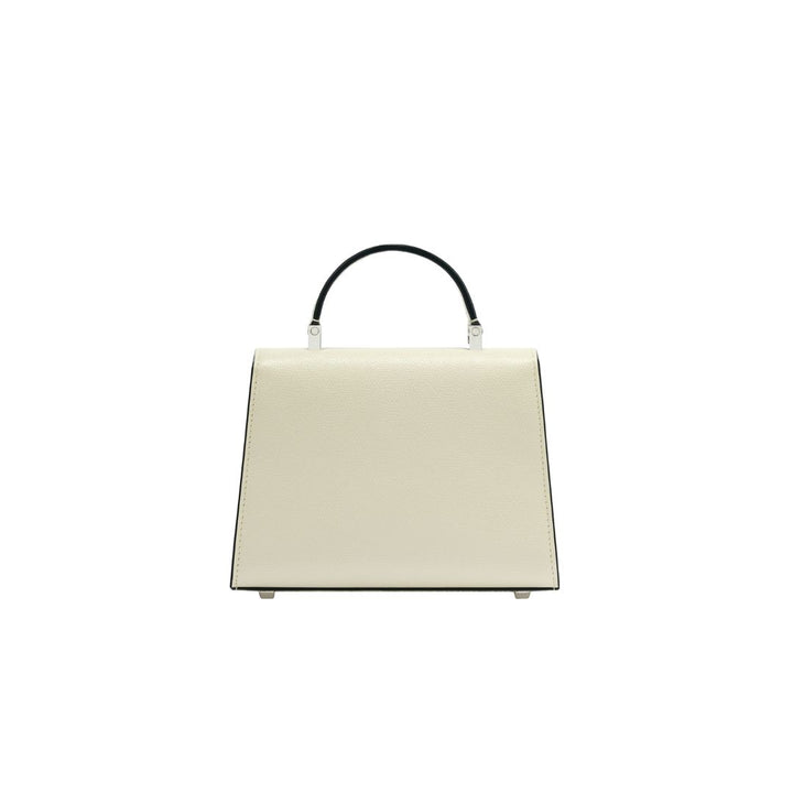 Iside Micro Ricamo Daisy in Pergamena and Black