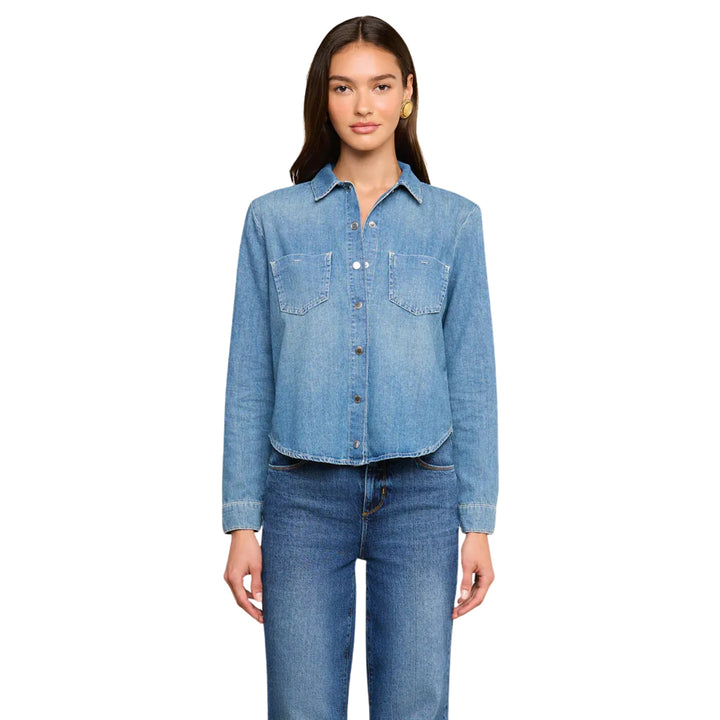 Isla Denim Shirt in Saratoga