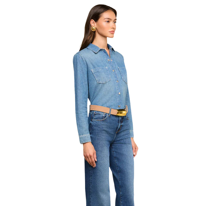 Isla Denim Shirt in Saratoga