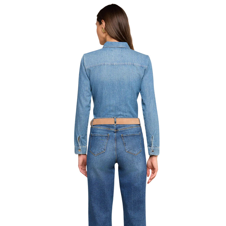 Isla Denim Shirt in Saratoga