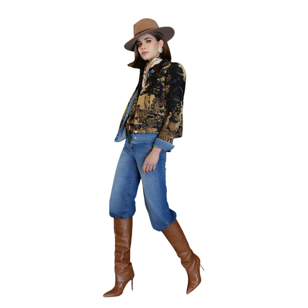 Isla Denim Shirt in Saratoga