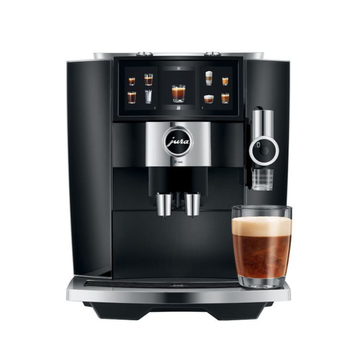 J8 Twin - 31 Specialties, 6.7" Panorama Coffee Panel, 2 x 6oz. Bean Containers, 64oz Water Capacity