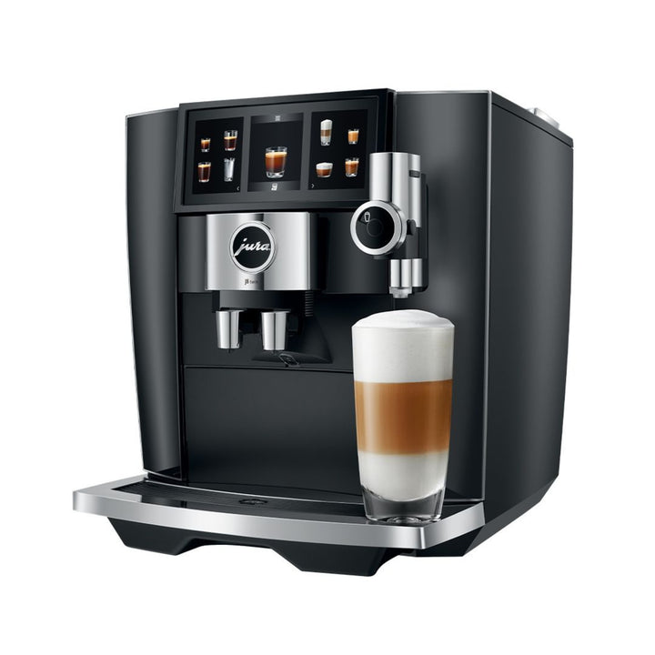 J8 Twin - 31 Specialties, 6.7" Panorama Coffee Panel, 2 x 6oz. Bean Containers, 64oz Water Capacity