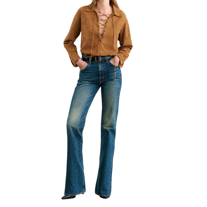 Jimi Suede Shirt - Fawn - L