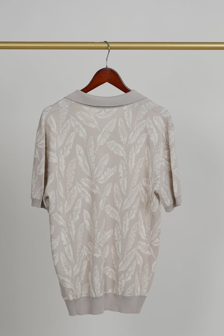 Jacquard Knit Polo