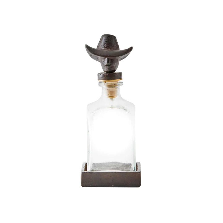 Vaquero Decanter with Cowboy Head Topper