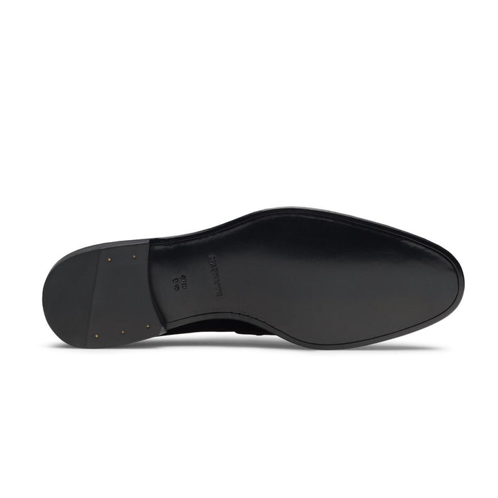 Jasper II Velvet Loafer in Black