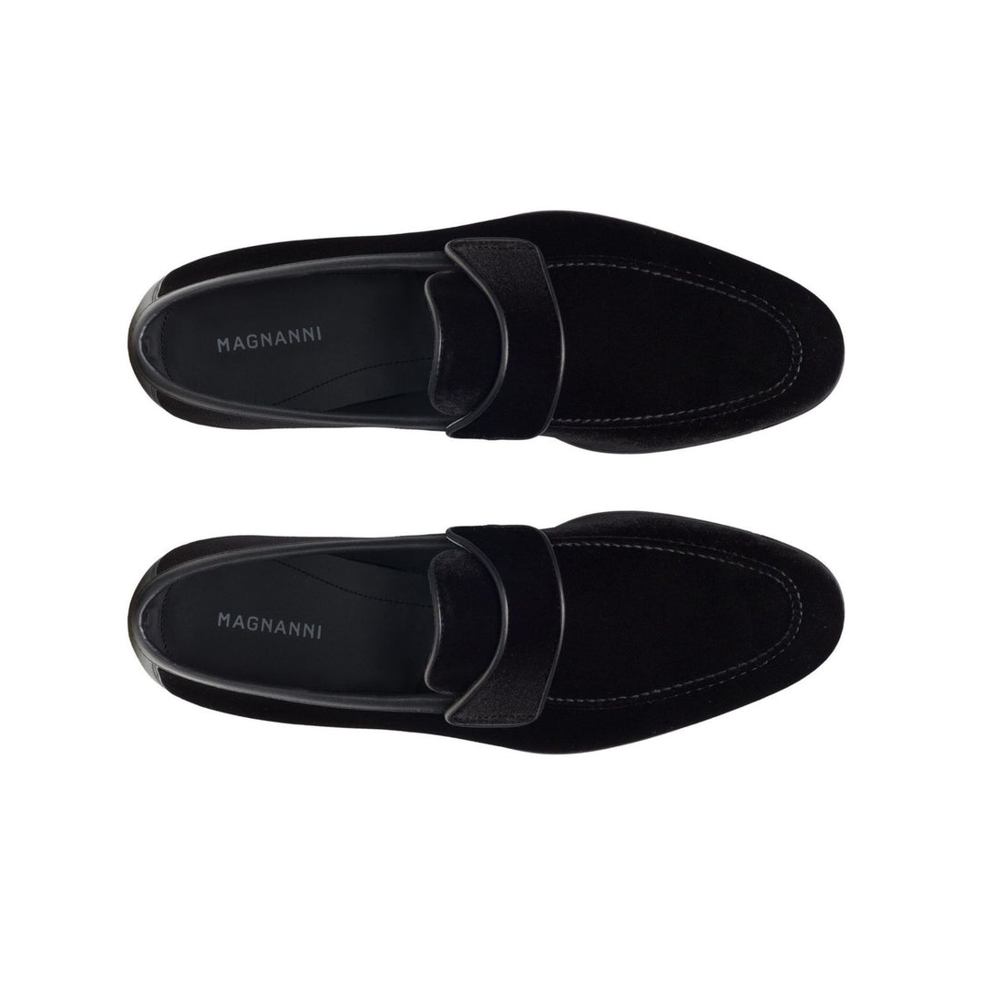 Jasper II Velvet Loafer in Black
