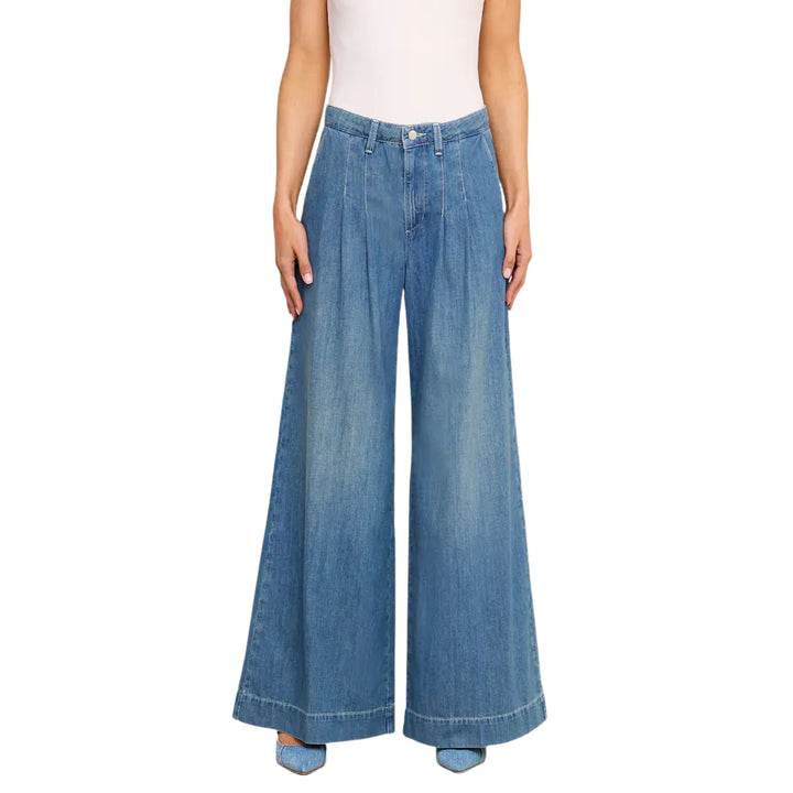 Jayani High Rise Pleated Wide Leg in Saratoga