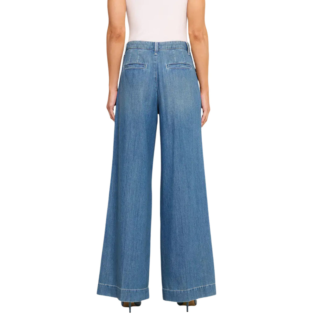Jayani High Rise Pleated Wide Leg in Saratoga