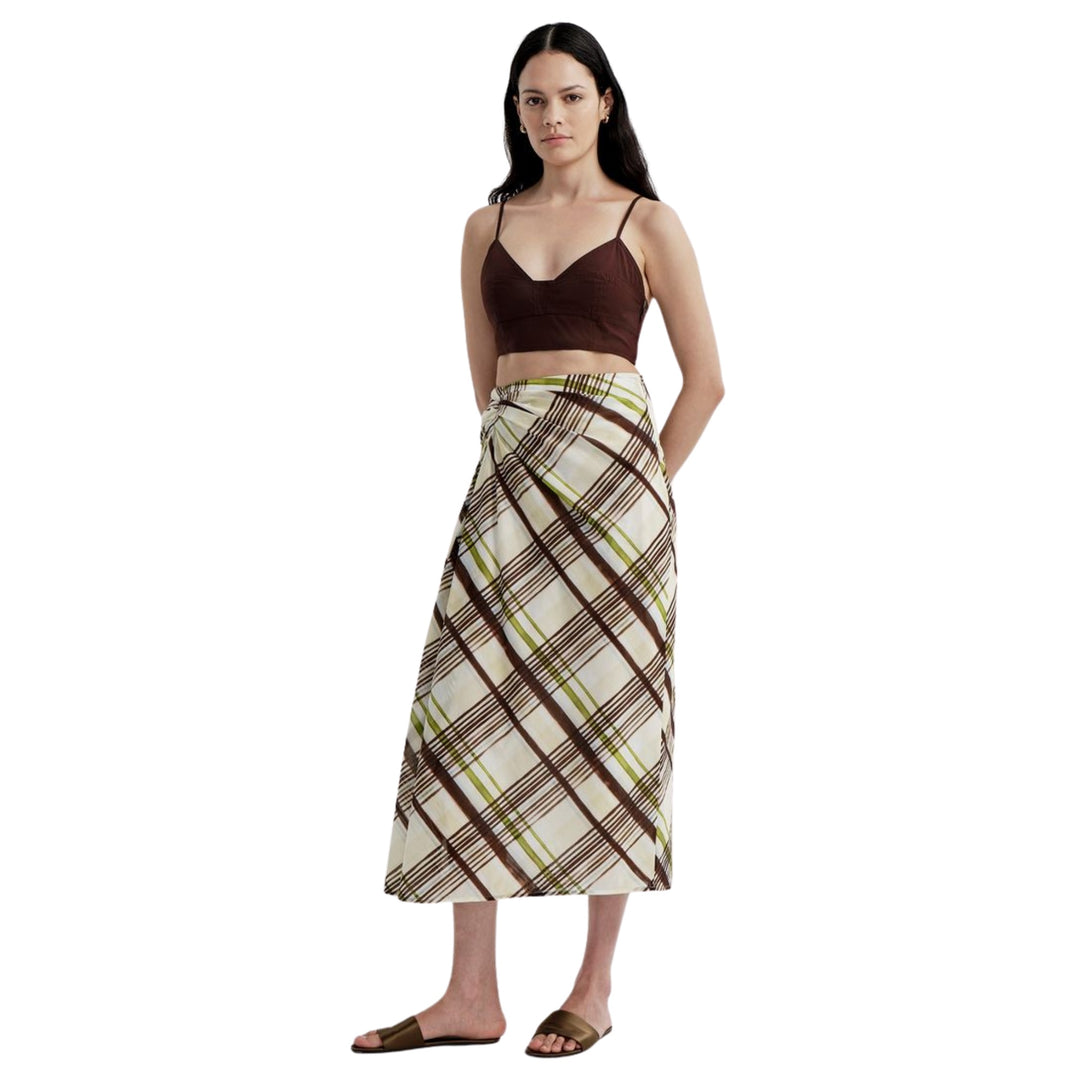 Jean Skirt in Butter/Ganache