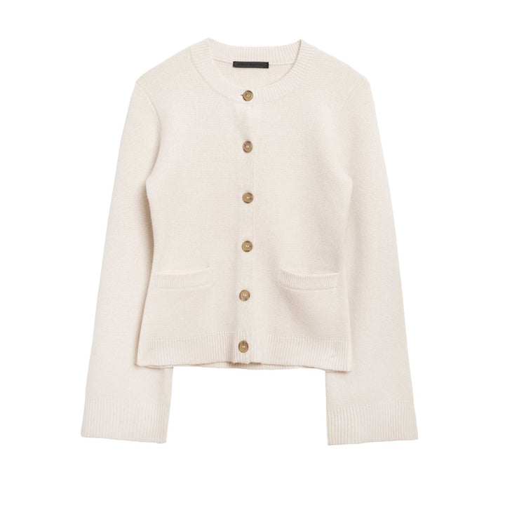 Cooper Cardigan - Warm Ivory - L