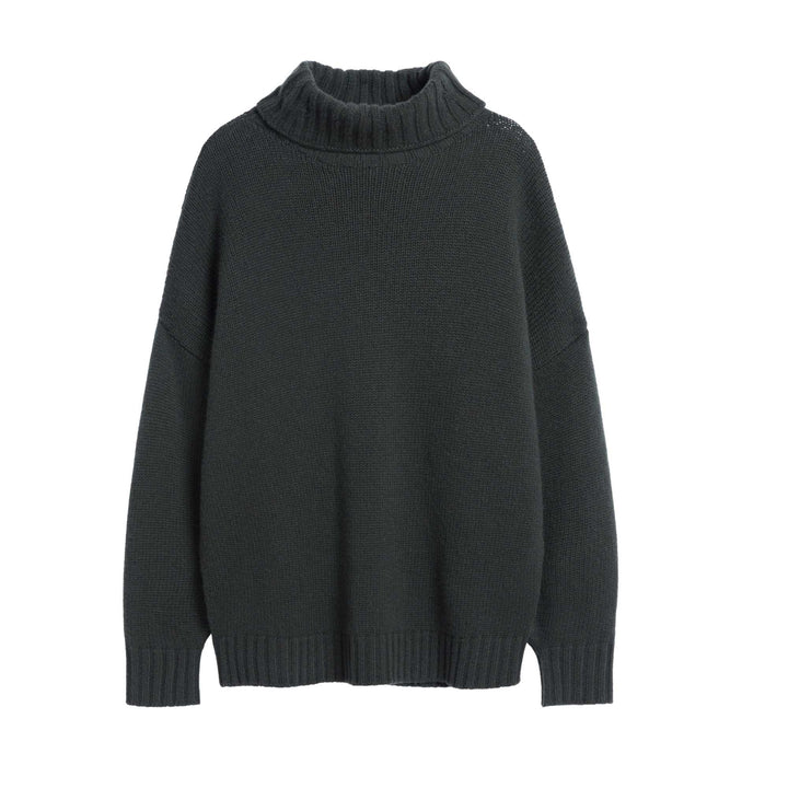 Cashmere Porter Turtleneck - Forest - L