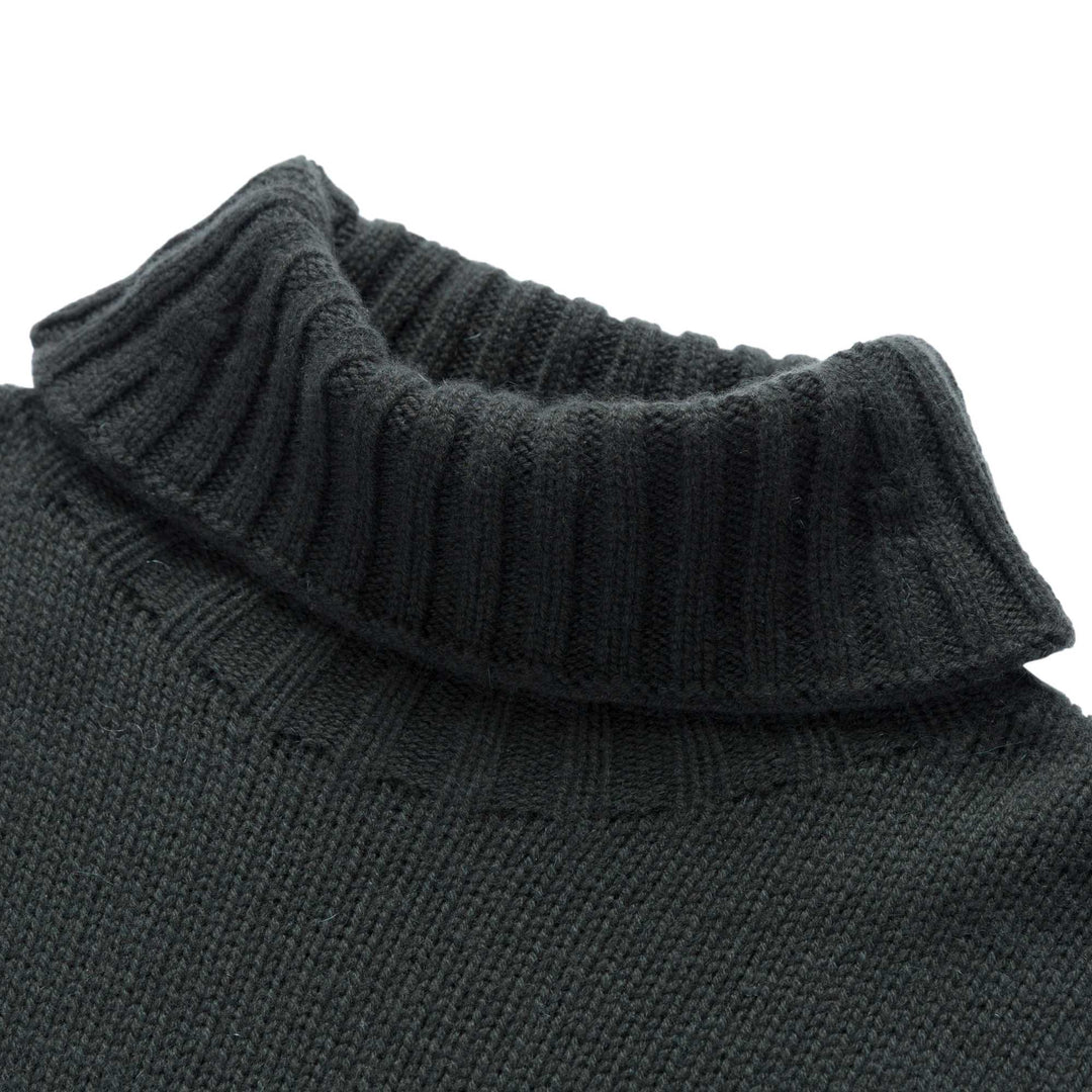 Cashmere Porter Turtleneck - Forest - L