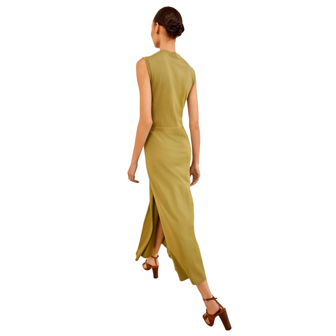 Jeune Cotton Dress in Lichen