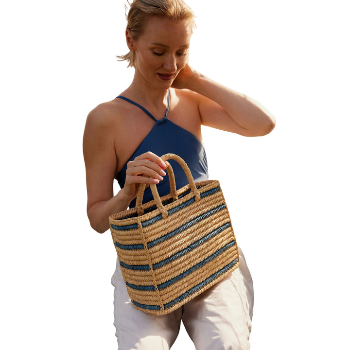 Juli Bag - Natural/Denim