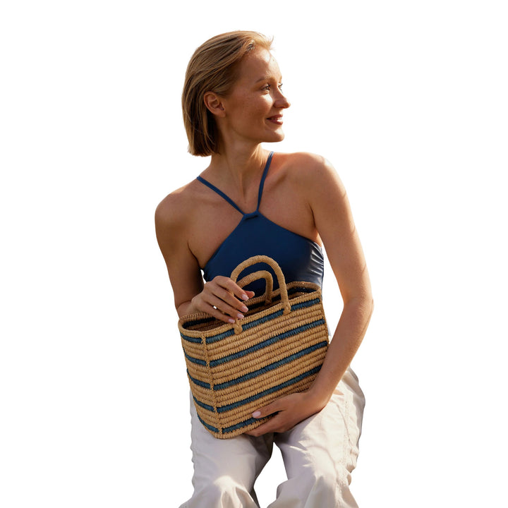 Juli Bag - Natural/Denim