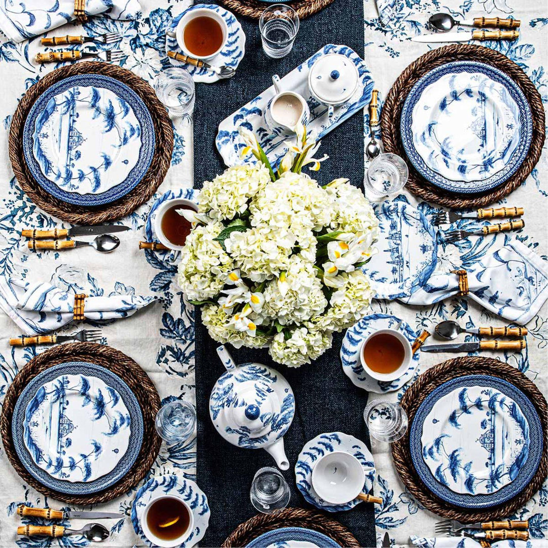 Country Estate Place Setting in Delft Blue