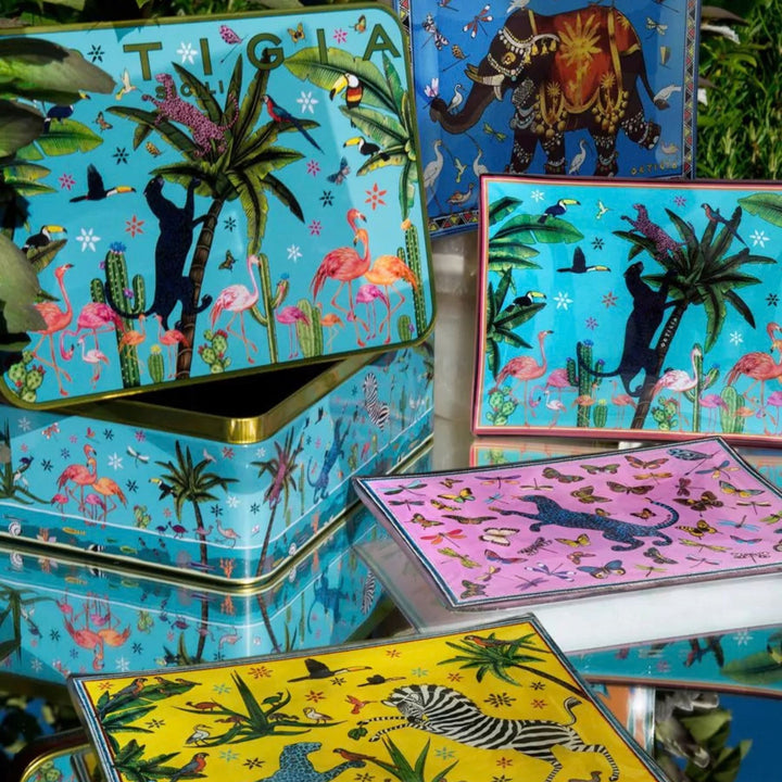 Jungle 4 Glass Plates