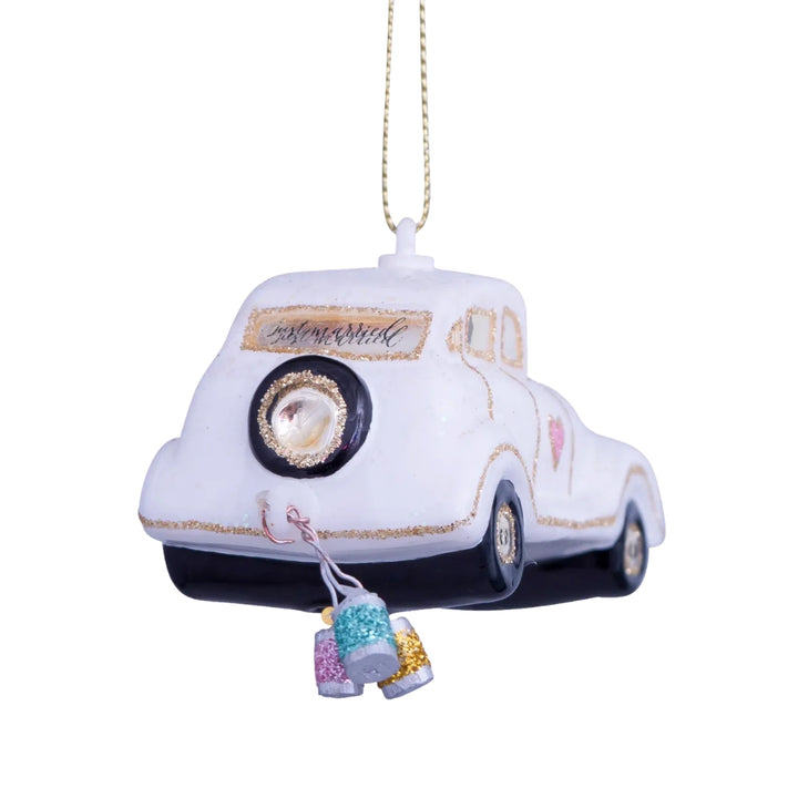 Just Married Wedding Car Ornament