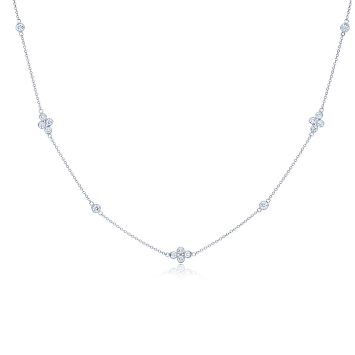 Diamond Strings Quads Necklace