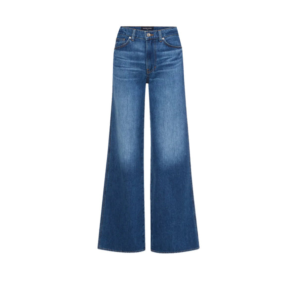 Kasey Mid Rise Wide Leg in Bright Blue