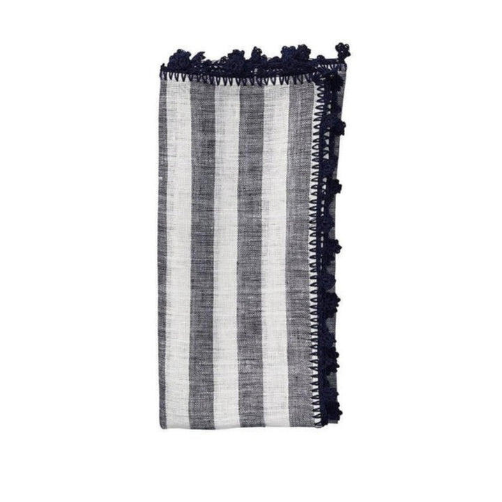 Linea Napkin - White/Blue - NONE