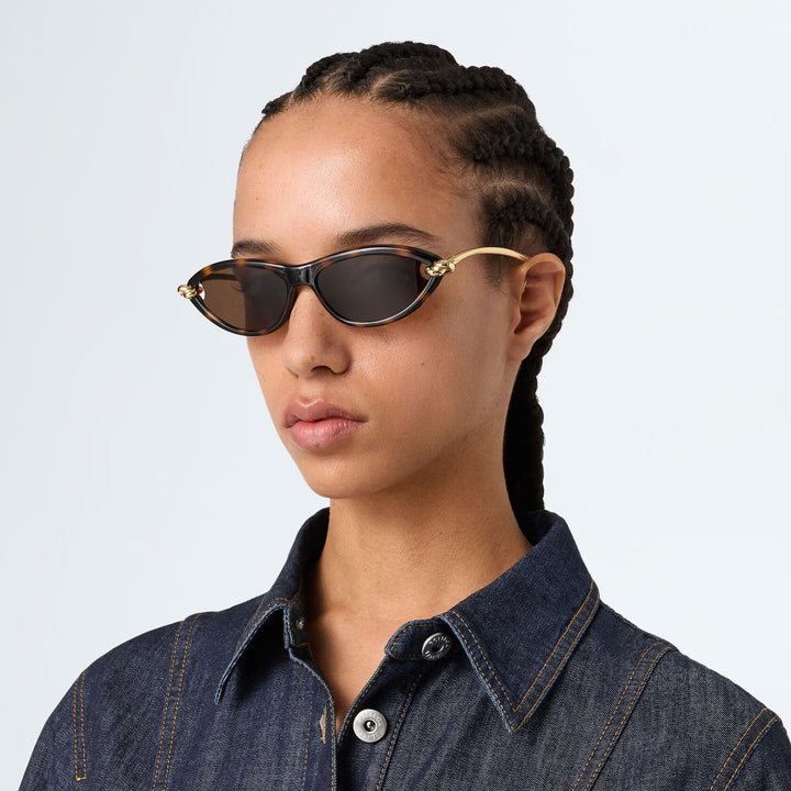 Havana/Brown Cat Eye Sunglasses