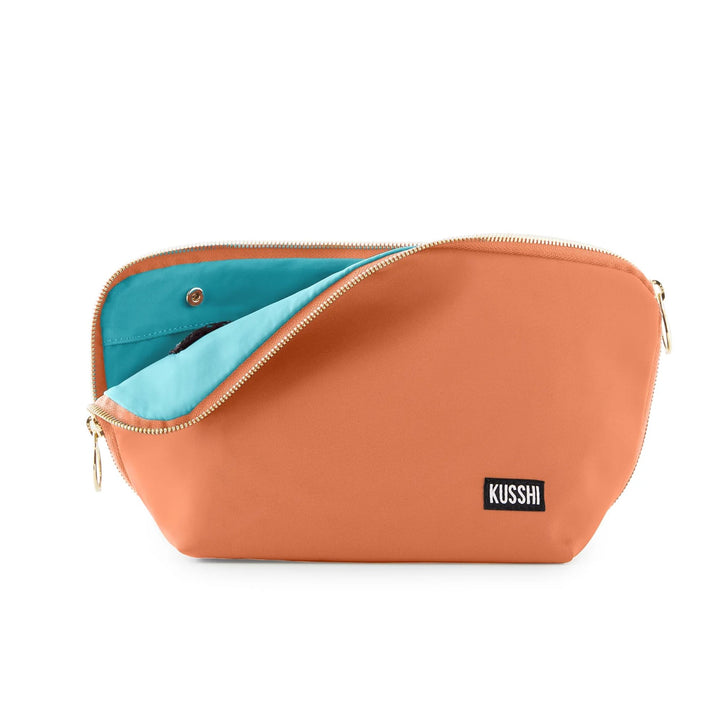 Signature Peach Fuzz/Aqua Green Fabric