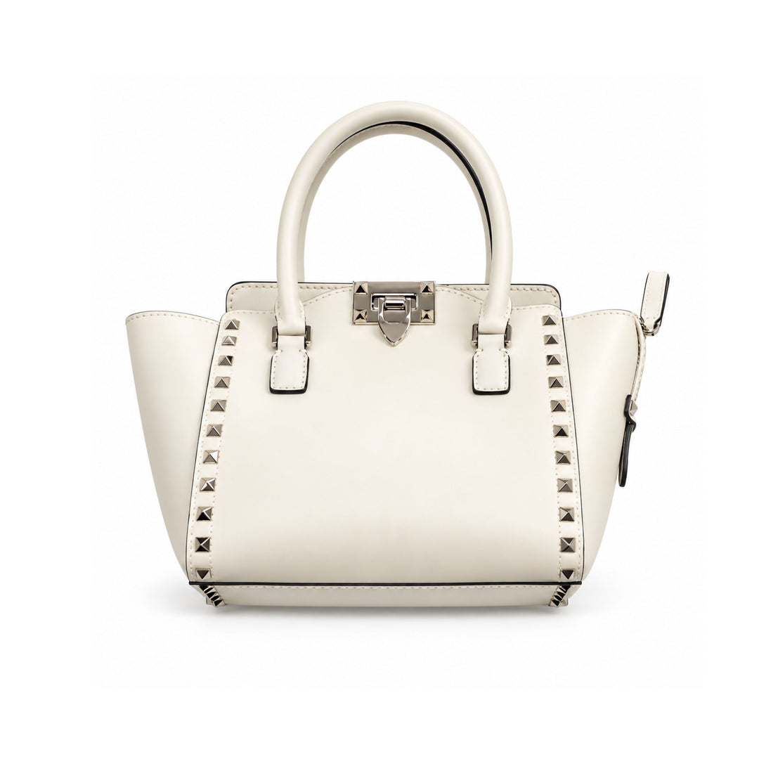 Valentino Garavani Rockstud Tote in White