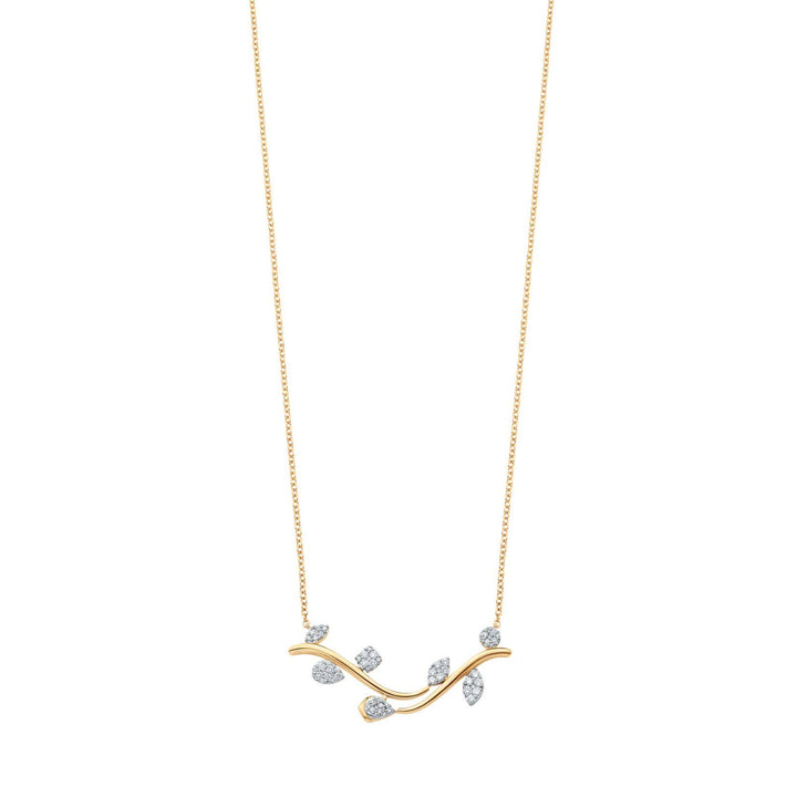 Lierre Diamond Cluster Necklace