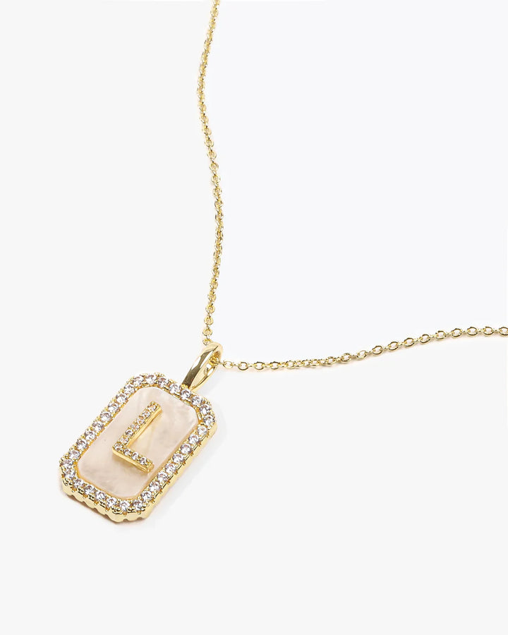 Love Letters L Double-Sided Necklace - Gold - NONE