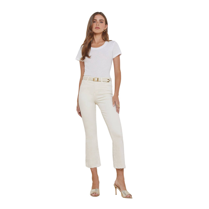 Kendra H/R Crop Flare - VINTAGE WHITE